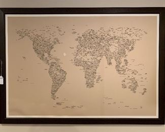 Interesting world map.
