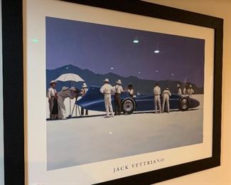 Jack Vettriano "Bluebird at Bonneville".