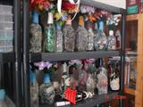 Decorative lighted glass bottles with flowers. There are many many pre-drilled glass bottles so you can design your own. Perfect for housewarmings, birthdays, nightlights, Christmas gifts!