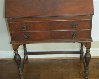 ANTIQUE WALNUT SECRETARY.