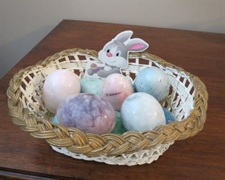 MARBLE EASTER EGGS.