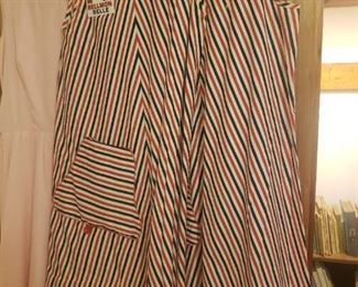 a few pieces of vintage clothing