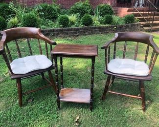 Colonial Style Table Chairs