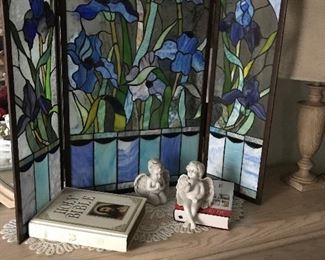 Lovely stained glass small screen