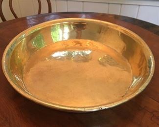 Very, very Heavy solid brass tray/bowl