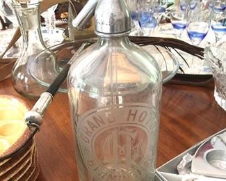 Grand Hotel Birmingham seltzer bottle