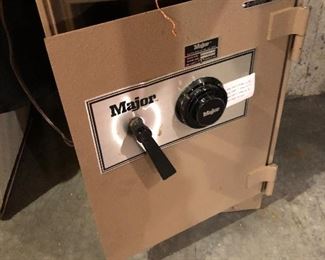 #17) $100 - Major Floor Combination Lock Safe.  17x17x24 outside 12x18 inside.  200 lbs.  fire rated 