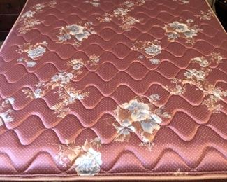 #29) $50 - Nearly New Full Size Mattress and BoxSprings.  In protective covering.  We took the covering off of the mattress to show it off.  Smoke Free Home.  Guest Bedroom.  Nearly New.  