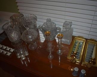 Antique Glassware and other items