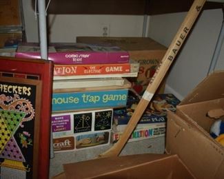 Vintage Toys and Games all came from the attic stored since the 1960's/70's plus Children's Books many in Volume Sets
