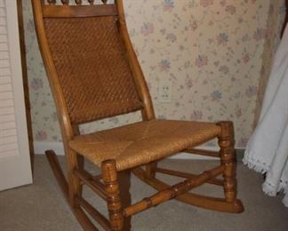 Antique Rocking Chair from the 1800's in Beautiful Condition