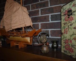 Hand made Japanese Sailing ship purchased in the late 40's in Japan 