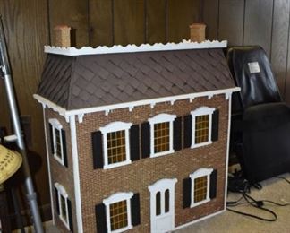Hand made Wooden Doll House from the 60's/70's