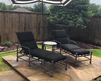 Alison Jon chaise lounges