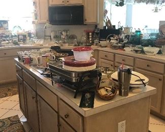 Kitchen is packed with 50's to present
