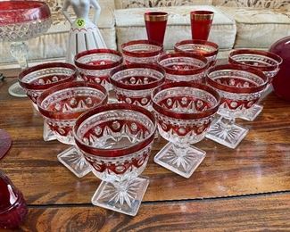 Red Ruby depression glass