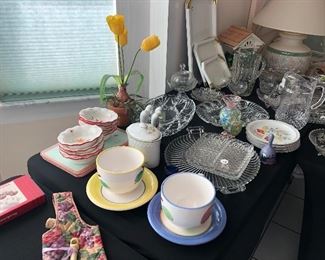 Soup cups and glassware