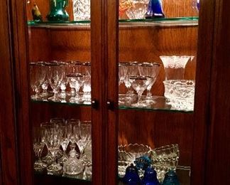 Beautiful lighted Cabinet.