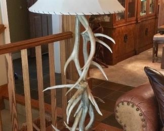Beautiful Floor Antler Lamp.