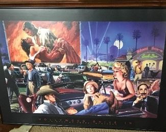 Hollywood Drive in Wall art.