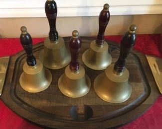 VERY NICE Vintage, early to mid 1900's School Bells.