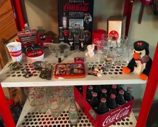 Vintage & Modern Coca Cola items.