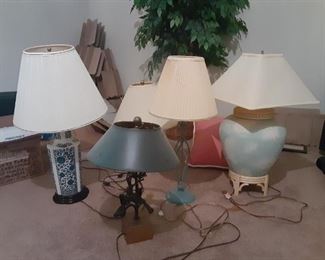 various lamps 
