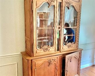 $1,400 Antique, French Wedding Cabinet - 93.5"H x 19"D x 57.75"W