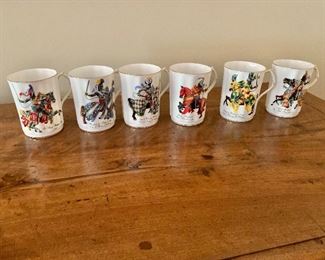 $40  Royal Windsor bone china mugs. 4.5"H