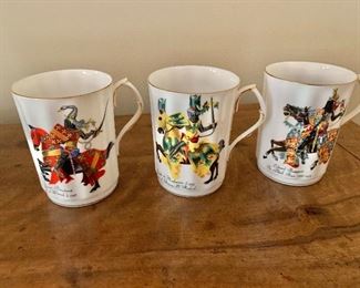  Royal Windsor bone china mugs. 4.5"H