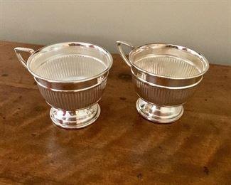 $30 Bombay set of six  punch cups. 2.5"H