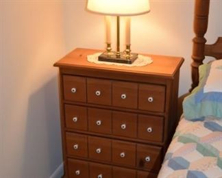 Solid Pine Night Stand (2) Matching 24" W X 11" D X 33" T
