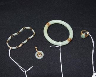 Jade and 14K Jewelry