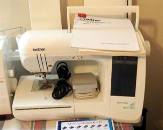 Brother Innov-Is QC-1000 "Quilt Club" Sewing Machine With Multi-Functional Foot Pedal Kit, Includes Instruction Manual