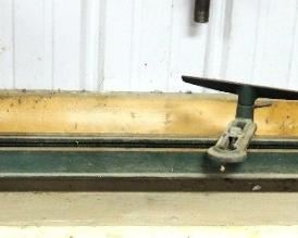 Vintage 32" Wood Lathe On Metal Stand (33" x 52" x 12")