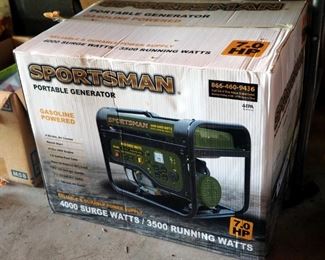 Sportsman Gas Powered Portable Generator, 7 HP, 3500 Running Watts, New In Box