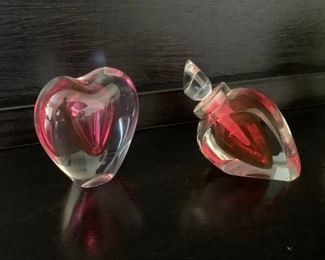 Zellique Signed Pink Heart Perfume 