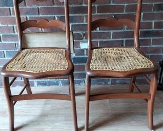Empire Cottage Hand Caned Chairs