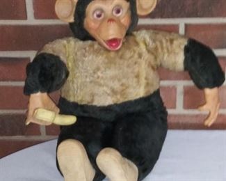 Superior Toys Vintage Stuffed Chimp