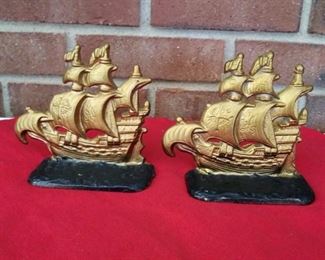 Cast Iron Pirate Galleon Ship Bokkends