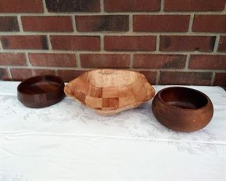 Wooden Bowl Lot