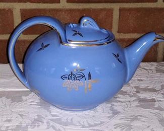Blue Teapot w/ gold trim