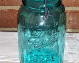 Blue  Ball Ideal Canning Jar