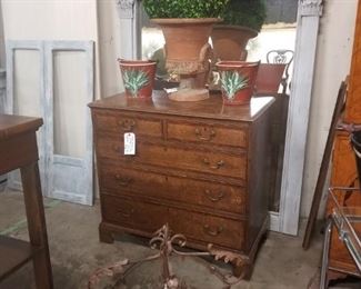 chests, lanterns, terracotta, painted buckets