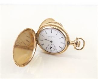 Antique Gold Plated Elgin Pocket Watch
