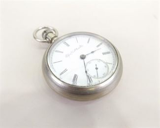 Antique Ore Silver Elgin Pocket Watch
