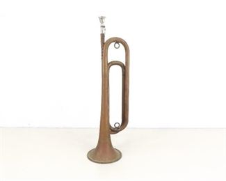 Antique Brass Buglers Calvary Trumpet
