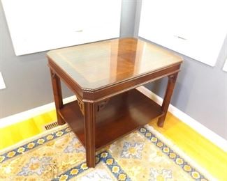 Vintage Lane Furniture Wood Side Table
