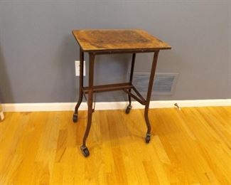Antique Industrial Typewriter Table
