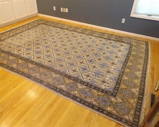 Hand Knotted HEAVY Wool Persian Keshan Rug
